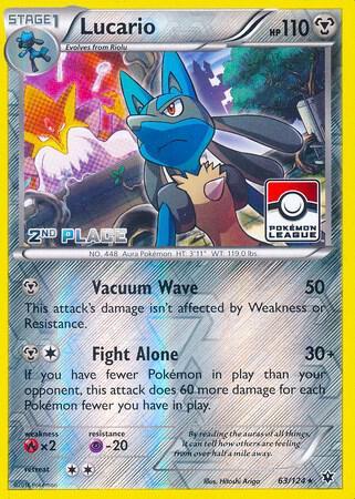 Fates Collide Lucario [2nd-Place-League] Pokémon card